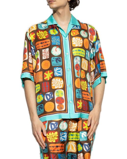 DSquared² White Shirt Capsule `summer Lovers`, for men