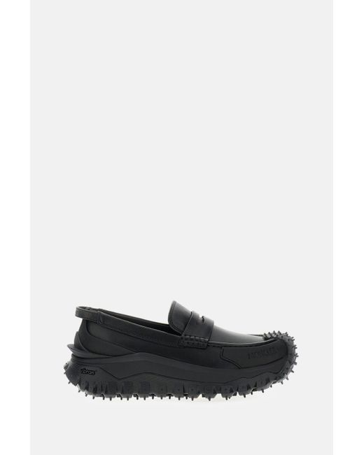 Moncler White Trailgrip Loafers