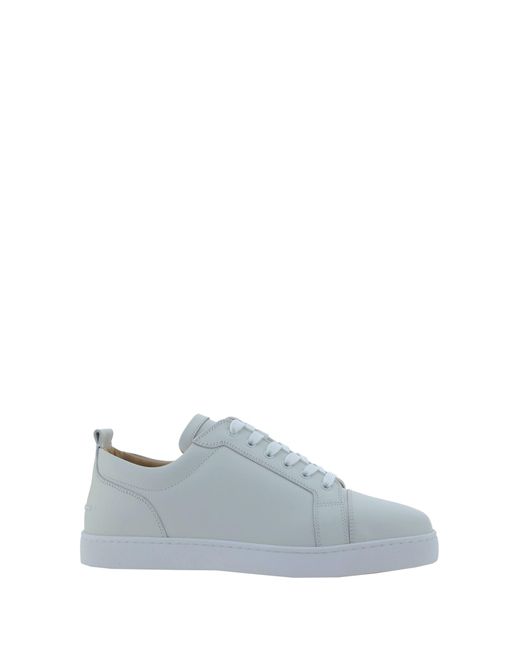 Christian Louboutin Louis Junior Flat Sneakers in White for Men Lyst UK