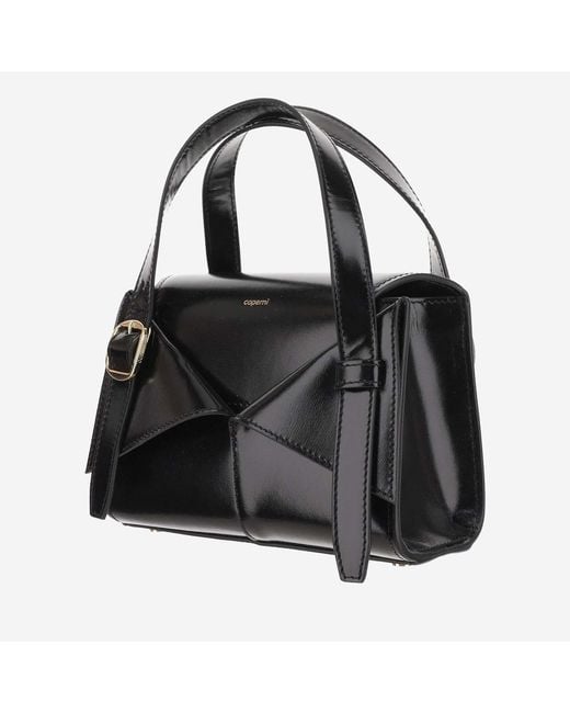 Coperni Black Medium Calfskin Cabas Tote Satchels & Cross Body Bags