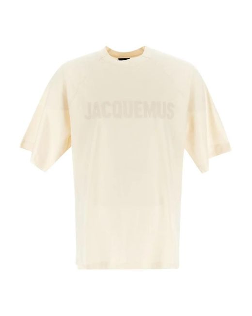 Jacquemus Natural Cotton T-Shirt