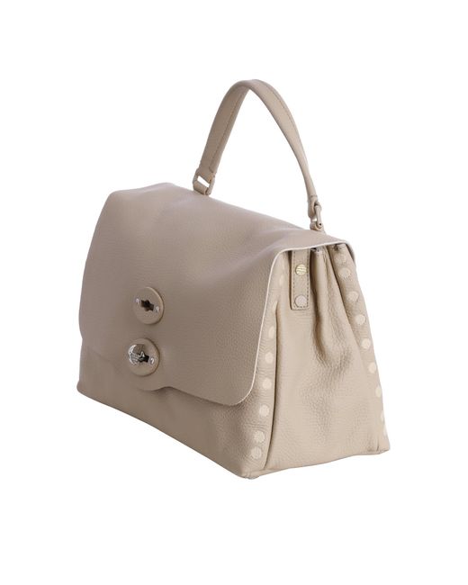 Zanellato Leather Postina S Bag Pure Line in Beige (Natural) | Lyst