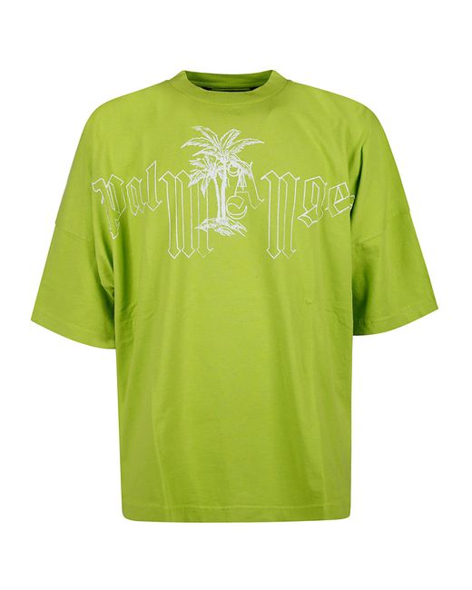 Palm Angels Shirt Green 2025 | masscases.com