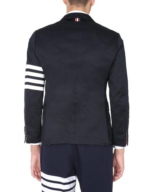 Thom Browne Blue Deconstructed Classic Sports Jacket for men