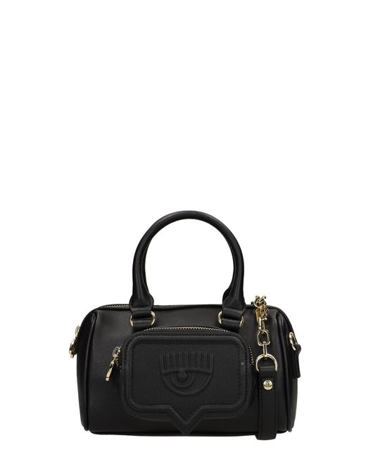 Chiara Ferragni Hand Bag In Leather in Black | Lyst UK