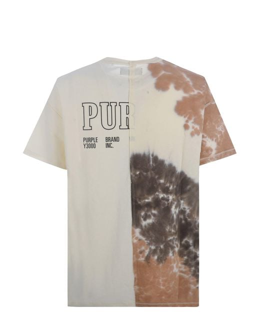 Purple Brand Cotton T-shirt In Cotone 