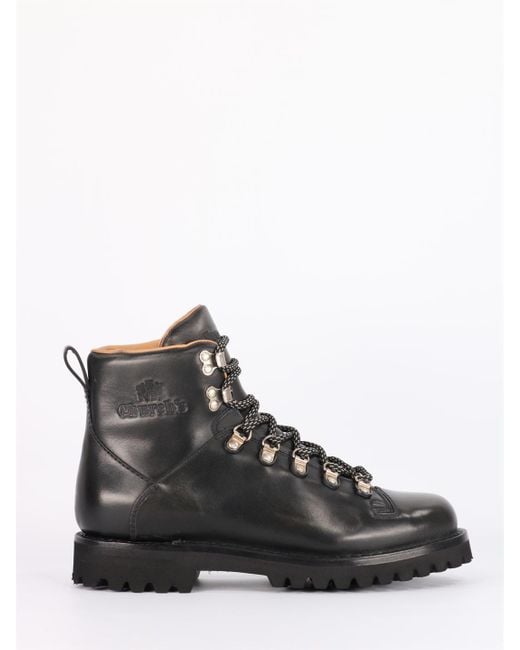 Church's Black Edelweiss Leather Ankle Boots for men