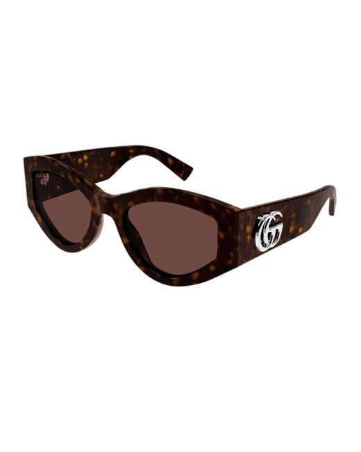 Gucci Brown Gg1951S Linea Emblem Sunglasses