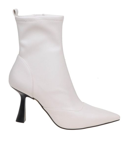 Michael kors white sale booties