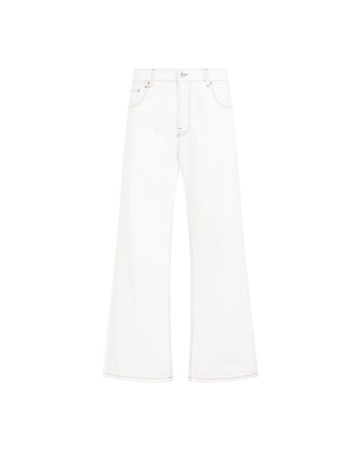 Jacquemus White Straight-leg Jeans for men