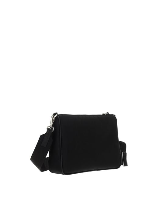 Prada Black Shoulder Bag Re-Nylon Recycled Polyamide for men
