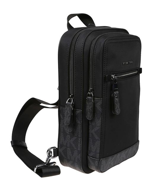 Michael Kors Black Brooklyn Messenger Bag for men