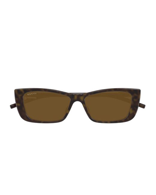 Lineas Gucci Gucci Gucci Gg1681S Linea Gg Logo 004 Havana Sunglasses in Brown | Lyst
