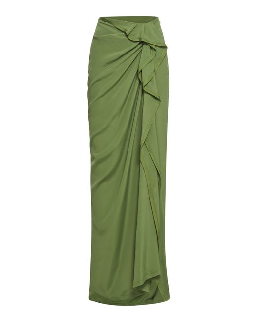 Dries Van Noten Green Skirt
