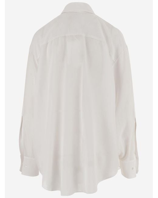 Sa Su Phi White Silk Shirt