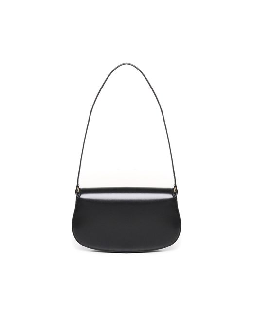 Saint Laurent White Voltaire Demi Lune Bag