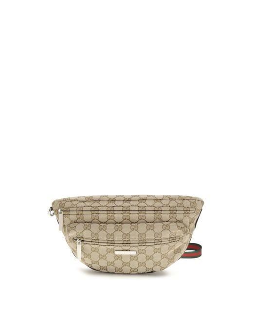 Gucci Natural Small Tag Shoulder Bag for men