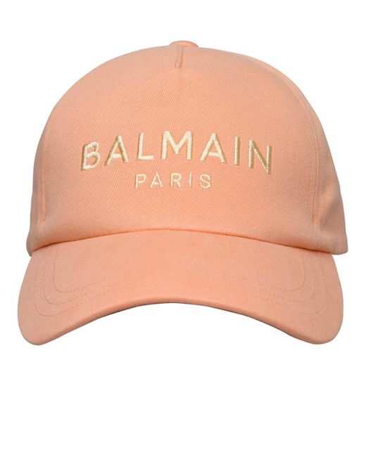 Balmain Pink Cotton Hat