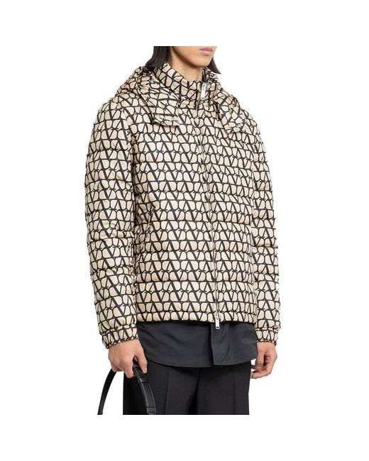 Valentino Garavani Multicolor Toile Iconographe Down Jacket for men