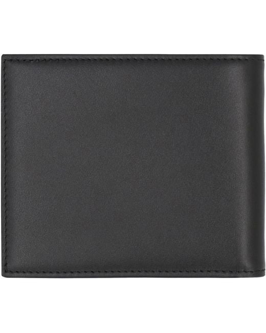 Dolce & Gabbana Gray Calf Leather Wallet & Cardholders for men