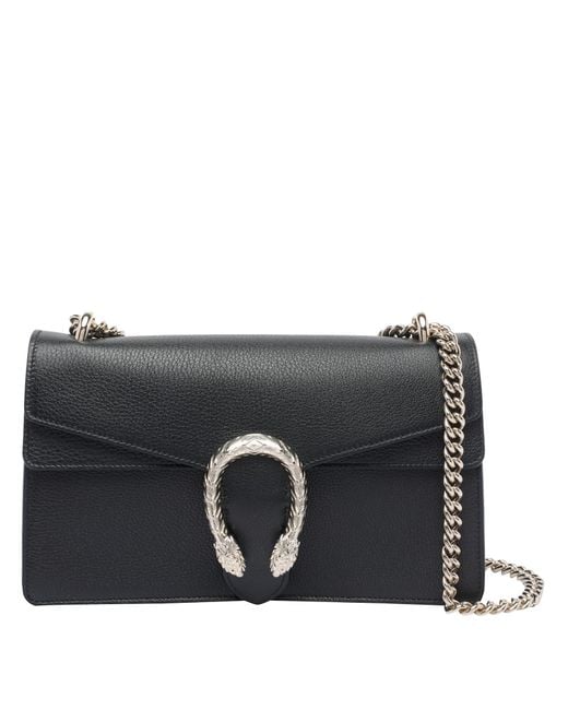 Gucci Black Medium Dionysus Shoulder Bag