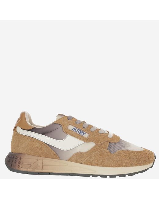 Autry Natural Sneakers Reelwind Leather Trainers for men