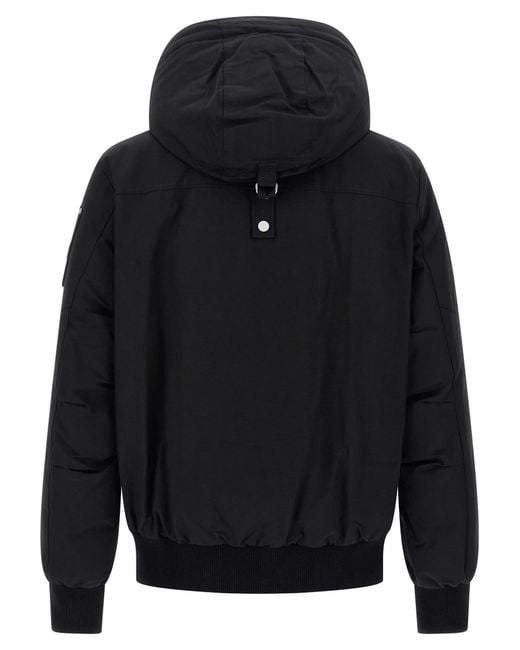 Moose Knuckles Black 'Original Ballistic' Down Jacket for men