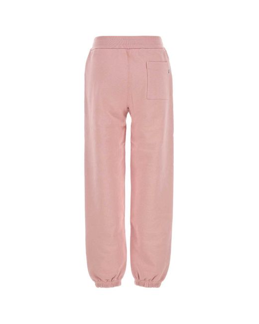 Jil Sander Pink Cotton joggers