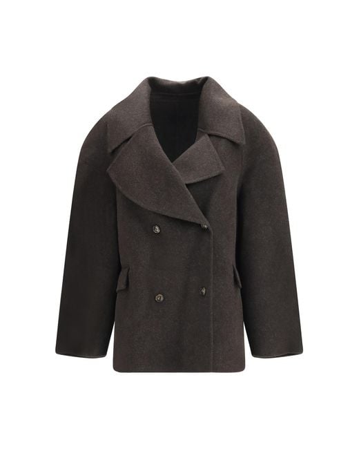 Loulou de Saison Black Neil Wool Cashmere Jacket