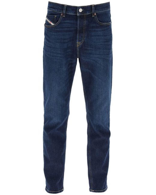 DIESEL Blue 'd-fining' Jeans With Tapered Leg for men