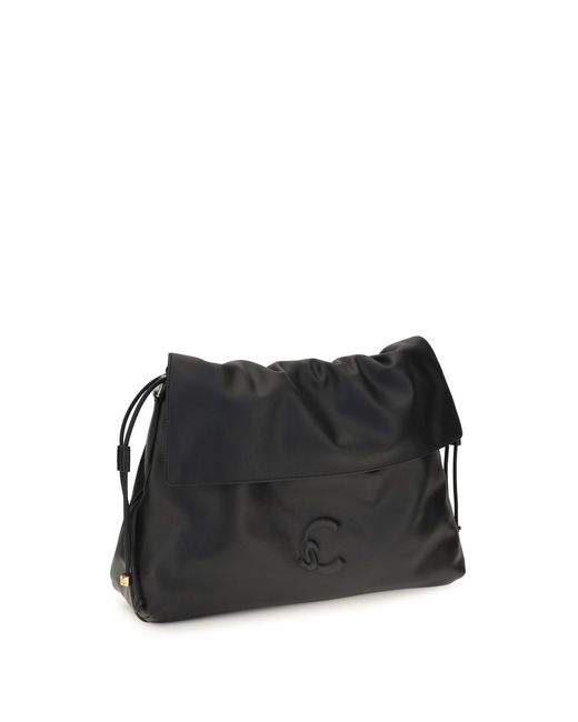 Coccinelle Black Medium Lidia Shoulder Bag Calf Leather Bos Taurus