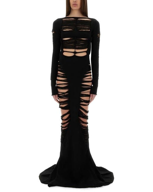 Rick Owens Black 'Luna' Dress