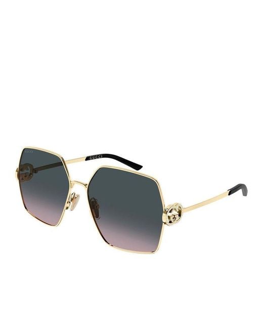 Gucci Metallic Sunglasses Metal Eyewear