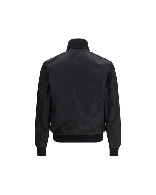 Prada Black Wool Oves Aries Jacket Clothing for men