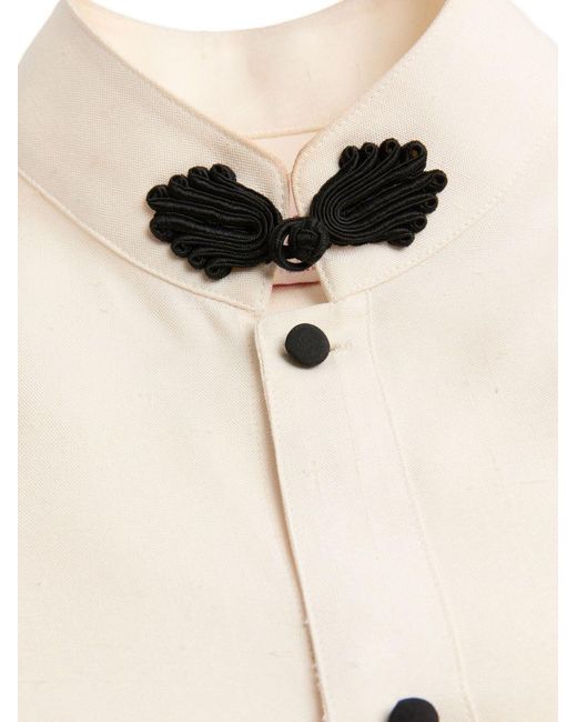 Valentino Natural Silk Shirt for men
