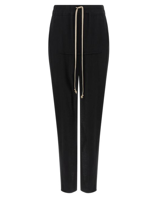 Rick Owens Black 'Pull On Sliced Pillar' Skirt