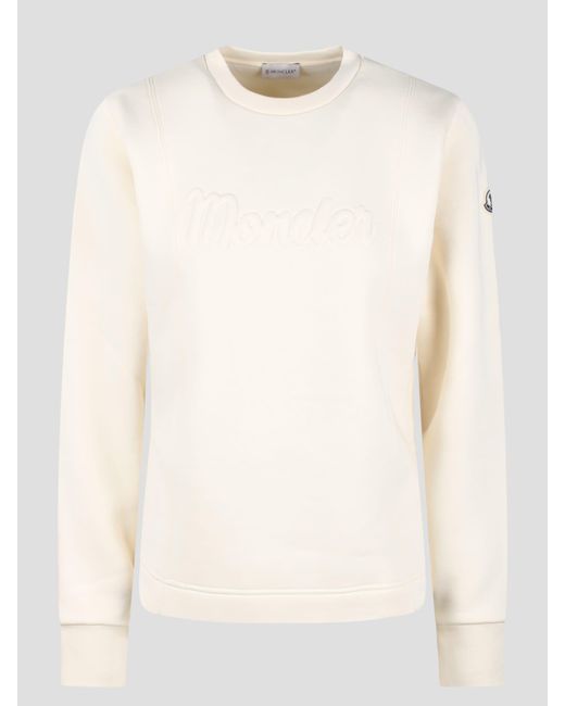 Moncler Natural Logo Sweatshirt