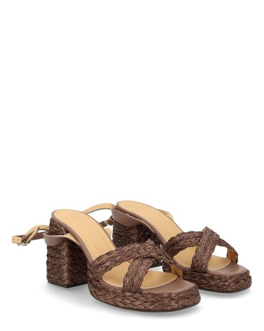 Castaner Natural Raffia Sandals