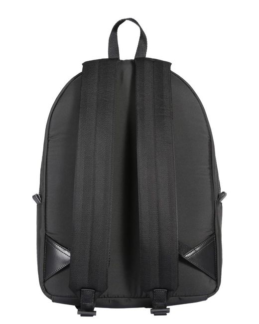 McQueen Black Metropolitan Backpack Polyester Backpacks for men