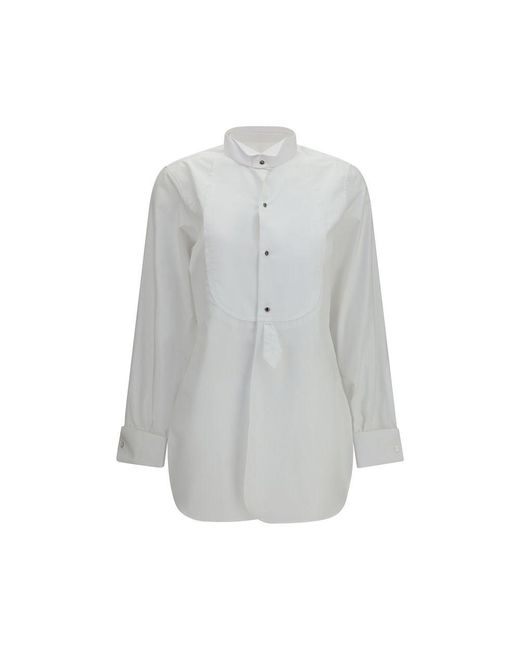 Maison Margiela Gray Cotton Dress Shirt