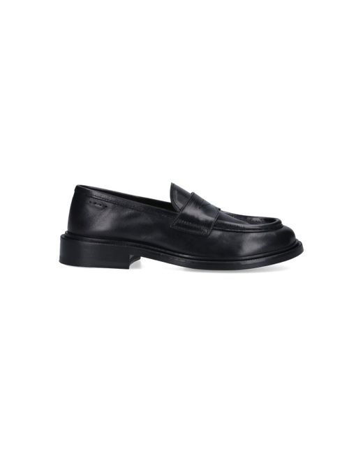 Alexander Hotto Black Flat Shoes