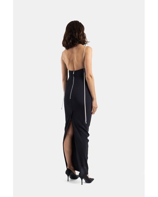 Rick Owens Blue Long Dress Maillot Gown