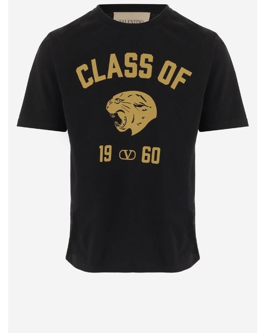 Valentino Blue Cotton T-Shirt T-Shirts for men