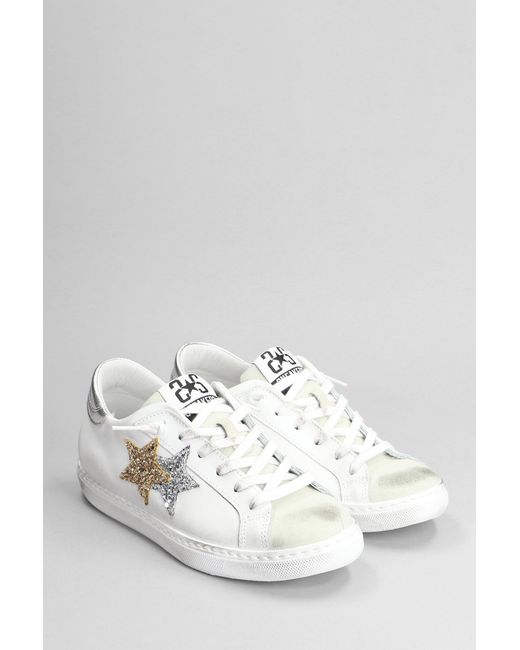 2 Star White Sneakers