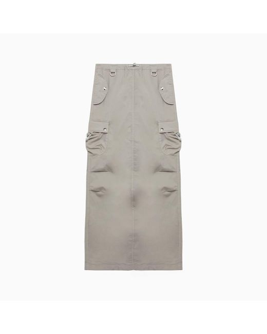 Coperni Cargo Skirt in Gray Lyst