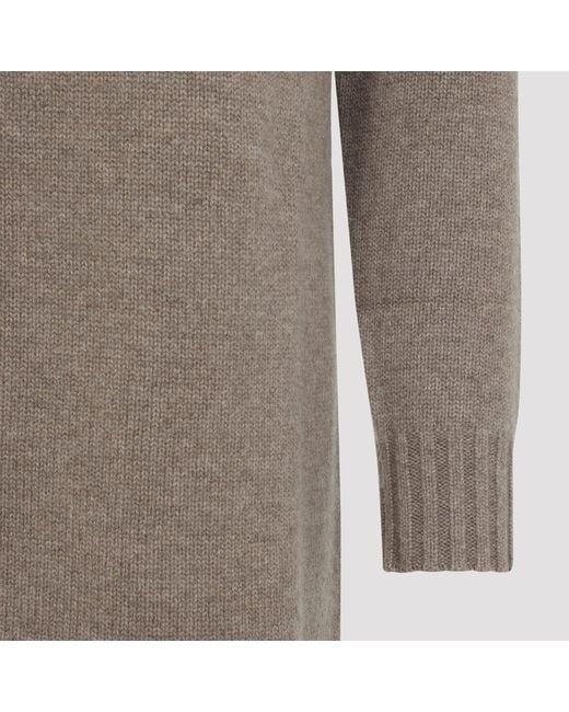 Max Mara Gray Summer Midi Dress