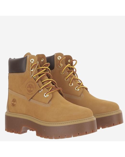Timberland Natural Boots Stone Street 6 Leather
