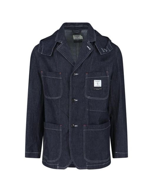 Roy Rogers Blue Jackets Cotton for men