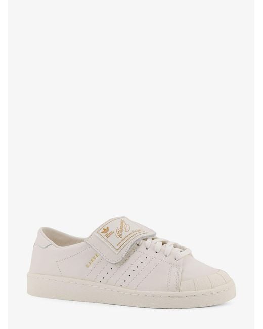Adidas White Sneakers Chavarria Jabbar Leather Trainers for men