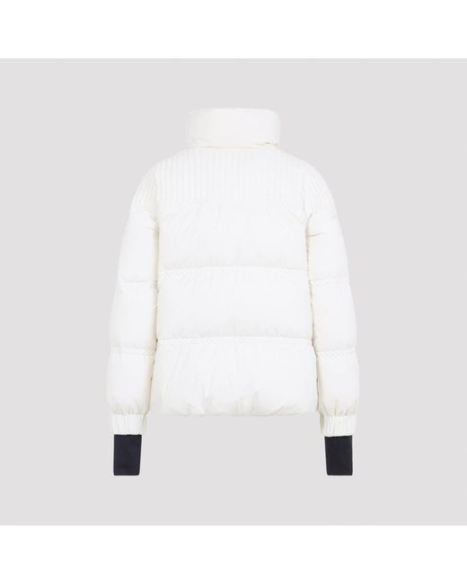 Moncler White Anglin Jacket